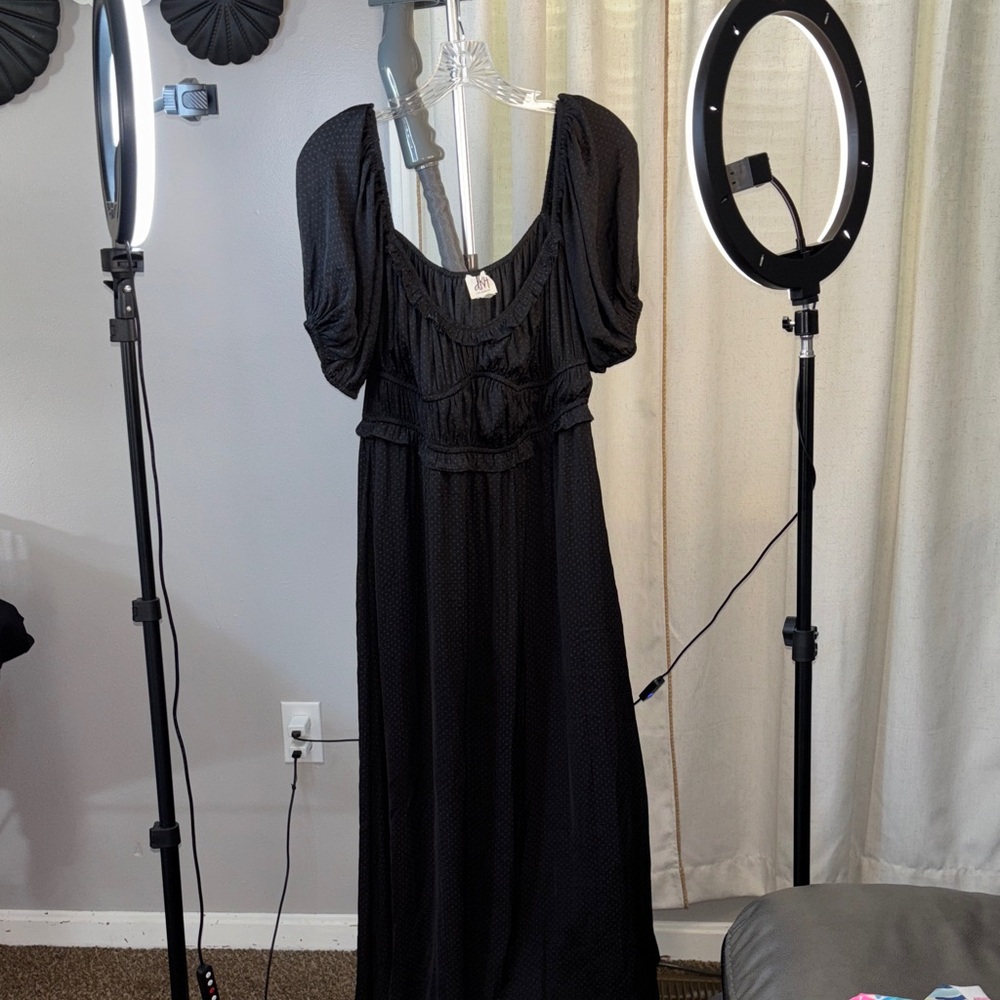 Dra Los Angeles Black Maxi Dress for Women